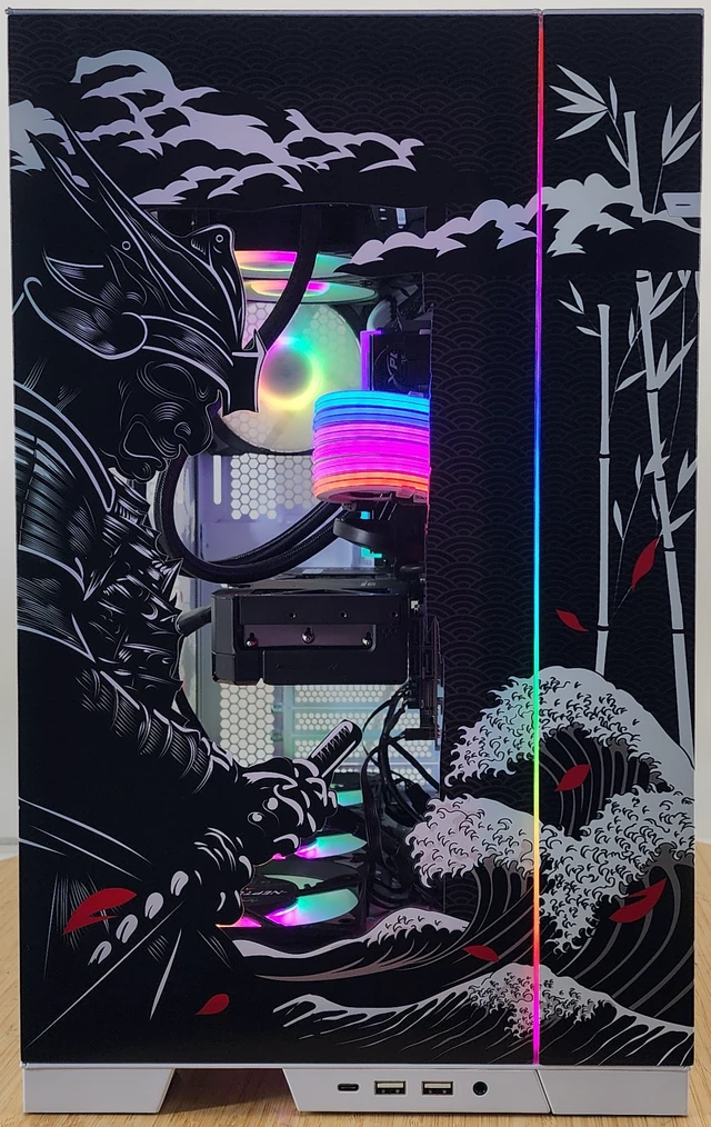 Alt view image 5 of 7 - Gaming PC Ryzen 7 7700X 32GB RAM 1TB SSD RTX 5070 12GB Windows 11 Computer