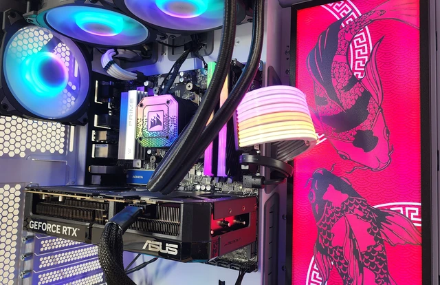 Alt view image 2 of 7 - Gaming PC Ryzen 7 7700X 32GB RAM 1TB SSD RTX 5070 12GB Windows 11 Computer