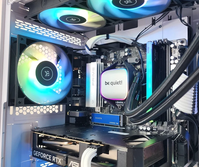 Alt view image 2 of 7 - Gaming PC Ryzen 7 7700X 16GB RAM 1TB SSD RTX 5060 Ti 16GB Windows 11 Computer