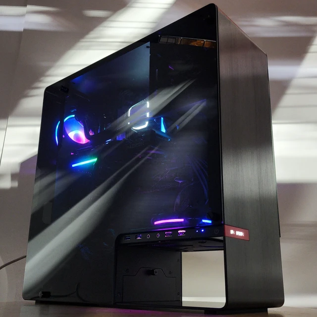 Alt view image 2 of 7 - Gaming PC Ryzen 5 9600X 16GB RAM 500GB SSD RX 9060 8GB Windows 11 Computer