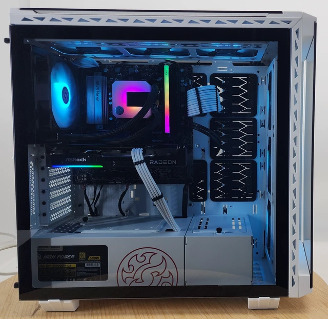 Alt view image 3 of 7 - Gaming PC Ryzen 5 9600X 16GB RAM 1TB SSD RX 9060 XT 16GB Windows 11 Computer