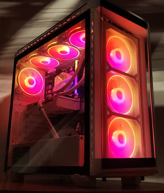 Alt view image 3 of 7 - Gaming PC Ryzen 5 9600X 16GB RAM 1TB SSD RTX 5060 8GB Windows 11 Computer