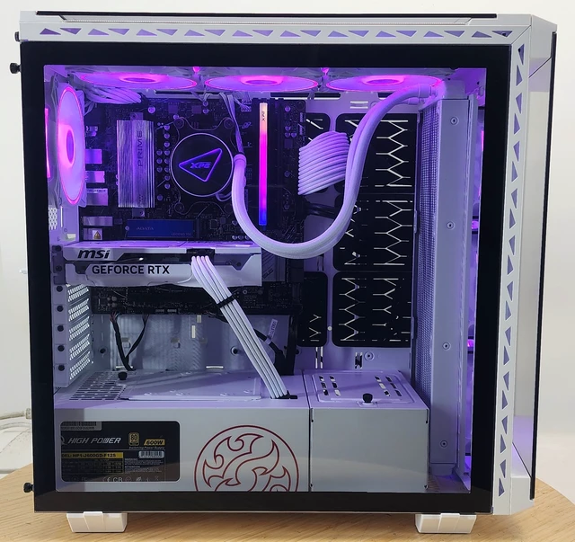 Alt view image 4 of 7 - Gaming PC Ryzen 5 9600X 16GB RAM 1TB SSD RTX 5060 8GB Windows 11 Computer
