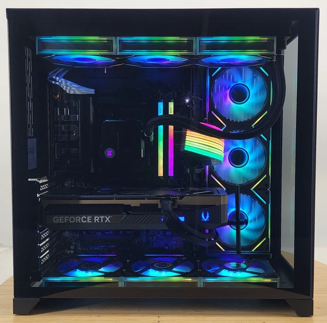 Alt view image 4 of 7 - Gaming PC Ryzen 7 9800X3D 32GB RAM 2TB SSD RTX 5080 16GB Windows 11 Computer