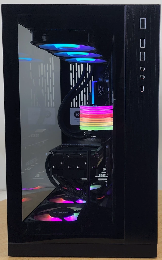 Alt view image 5 of 7 - Gaming PC i7-14700KF 32GB RAM 1TB SSD RTX 4070 Ti SUPER 16GB Windows 11 Computer