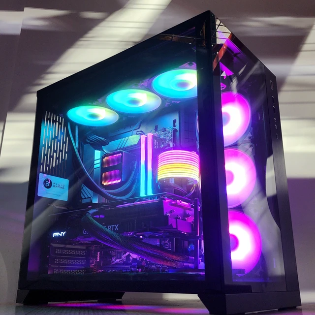 Alt view image 2 of 7 - Gaming PC i7-14700KF 32GB RAM 1TB SSD RTX 4070 Ti SUPER 16GB Windows 11 Computer