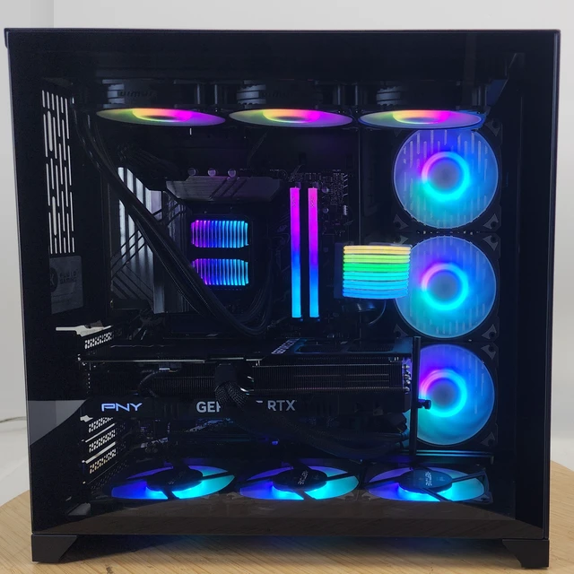 Alt view image 3 of 7 - Gaming PC i7-14700KF 32GB RAM 1TB SSD RTX 4070 Ti SUPER 16GB Windows 11 Computer