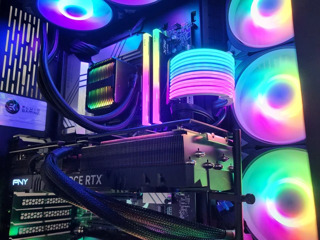 Alt view image 4 of 7 - Gaming PC i7-14700KF 32GB RAM 1TB SSD RTX 4070 Ti SUPER 16GB Windows 11 Computer