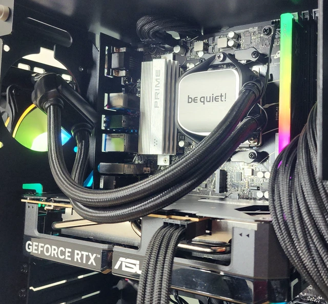 Alt view image 3 of 7 - Gaming PC Ryzen 5 9600X 16GB RAM 500GB SSD RTX 5060 8GB Windows 11 Computer