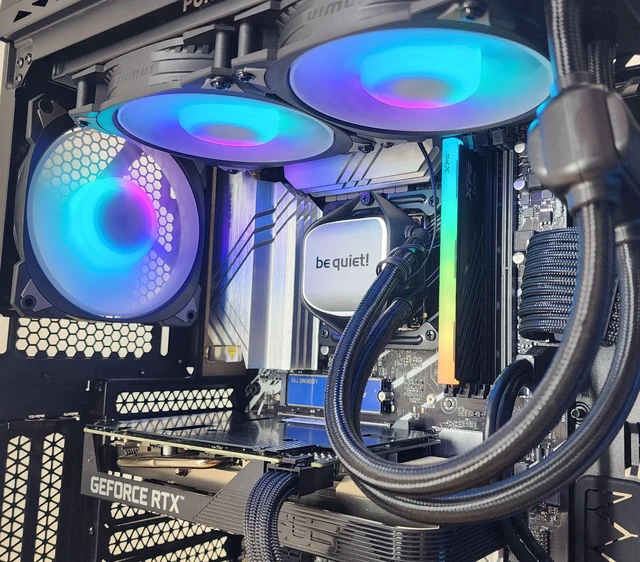 Alt view image 2 of 7 - Gaming PC i5-14400F 16GB RAM 1TB SSD RTX 3070 8GB Windows 11 Computer