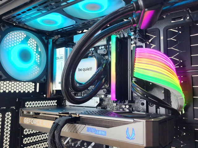 Alt view image 2 of 7 - Gaming PC Ryzen 7 7700X 16GB RAM 1TB SSD RTX 5070 12GB Windows 11 Computer