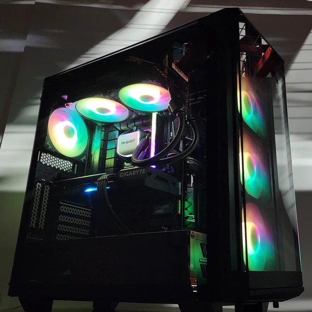 Alt view image 2 of 7 - Gaming PC i5-14400F 16GB RAM 500GB SSD RTX 3060 12GB Windows 11 Computer