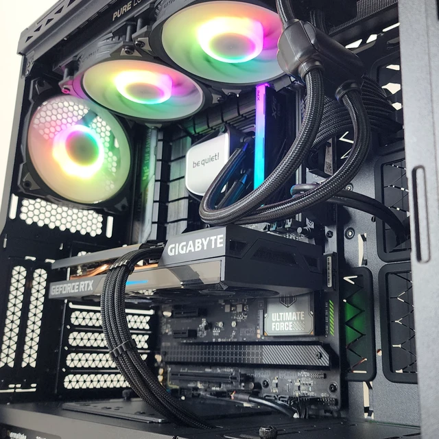 Alt view image 3 of 7 - Gaming PC i5-14400F 16GB RAM 500GB SSD RTX 3060 12GB Windows 11 Computer