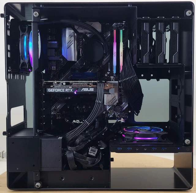 Alt view image 4 of 7 - Gaming PC Ryzen 7 5700 16GB RAM 1TB SSD RTX 3060 12GB Windows 11 Computer