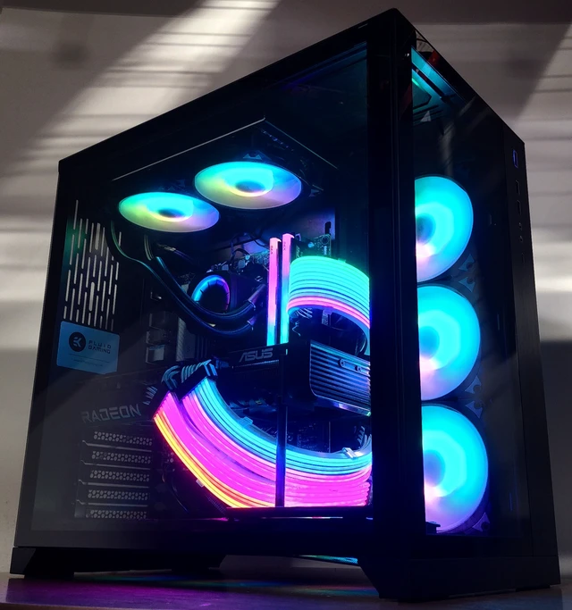 Alt view image 3 of 7 - Gaming PC Ryzen 7 7700X 32GB RAM 1TB SSD RX 9070 XT 16GB Windows 11 Computer