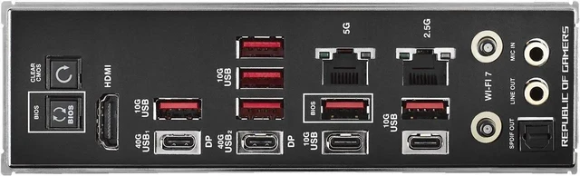 Alt view image 11 of 11 - ASUS ROG CROSSHAIR X870E HERO AMD X870E AM5 ATX motherboard, Advanced AI PC ready, 18+2+2 power stages, DDR5, PCIe 5.0, 5x M.2, Wi-Fi 7, USB4, AI Overclocking, Core Flex, PCIe Slot Q-Release Slim
