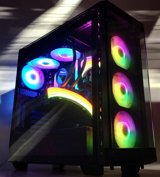 Alt view image 3 of 7 - Gaming PC Ryzen 5 9600X 16GB RAM 1TB SSD RTX 5060 Ti 16GB Windows 11 Computer