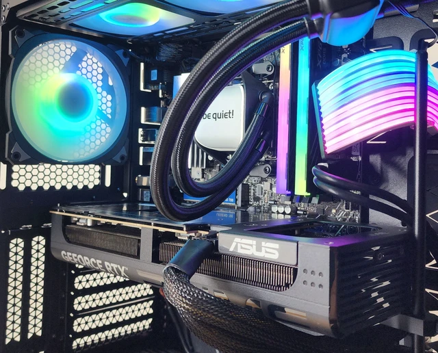 Alt view image 3 of 7 - Gaming PC Ryzen 7 9800X3D 32GB RAM 1TB SSD RTX 5070 Ti 16GB Windows 11 Computer