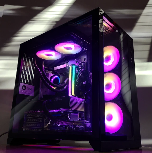 Alt view image 3 of 7 - Gaming PC Ryzen 7 7800X3D 32GB RAM 1TB SSD RTX 5060 8GB Windows 11 Computer
