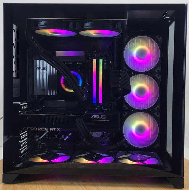 Alt view image 4 of 7 - Gaming PC Ryzen 7 7800X3D 32GB RAM 1TB SSD RTX 5060 8GB Windows 11 Computer