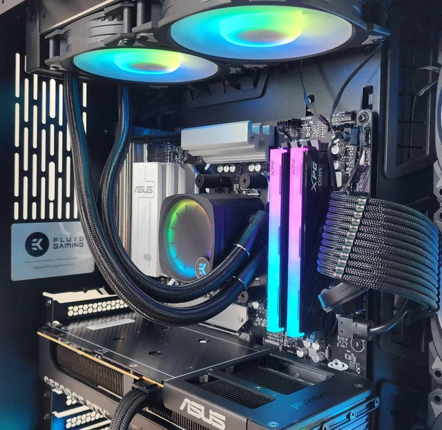 Alt view image 2 of 7 - Gaming PC Ryzen 7 7800X3D 32GB RAM 1TB SSD RTX 5060 8GB Windows 11 Computer
