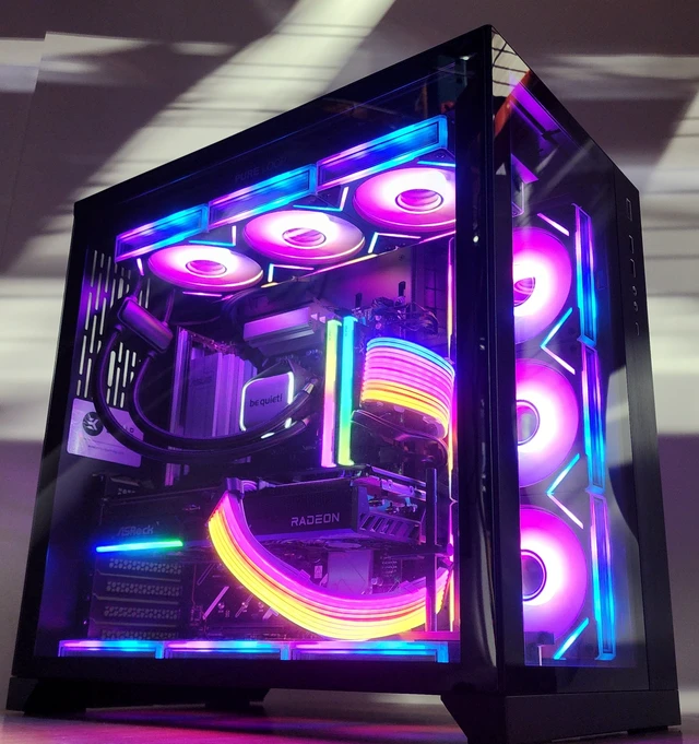 Alt view image 3 of 7 - Gaming PC Ryzen 7 9800X3D 32GB RAM 1TB SSD RX 9070 16GB Windows 11 Computer