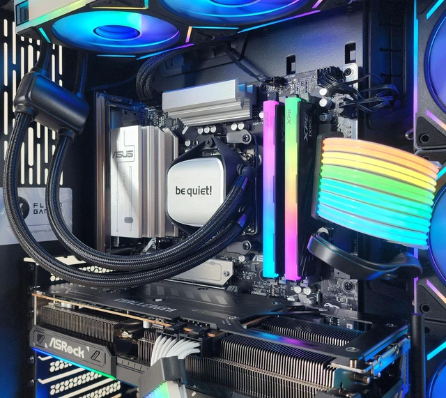 Alt view image 2 of 7 - Gaming PC Ryzen 7 9800X3D 32GB RAM 1TB SSD RX 9070 16GB Windows 11 Computer