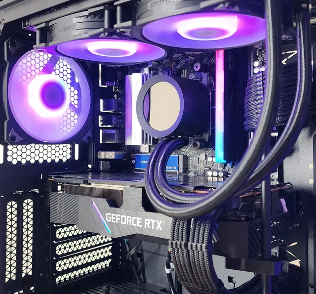 Alt view image 2 of 7 - Gaming PC Ryzen 7 7700X 16GB RAM 1TB SSD RTX 2070 SUPER 8GB Windows 11 Computer