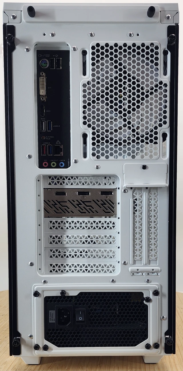Alt view image 7 of 7 - Gaming PC Ryzen 7 5700 32GB RAM 1TB SSD RX 9060 XT 16GB Windows 11 Computer