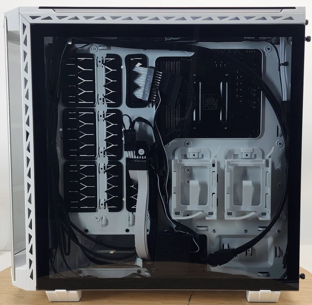 Alt view image 6 of 7 - Gaming PC Ryzen 7 5700 32GB RAM 1TB SSD RX 9060 XT 16GB Windows 11 Computer