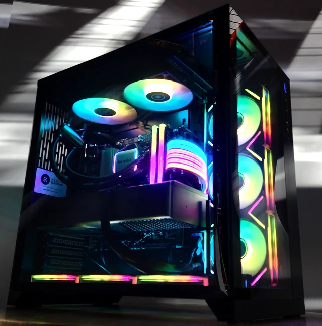 Alt view image 3 of 7 - Gaming PC Ryzen 9 9950X 32GB RAM 1TB SSD RTX 4070 Ti SUPER 16GB Win11 Computer