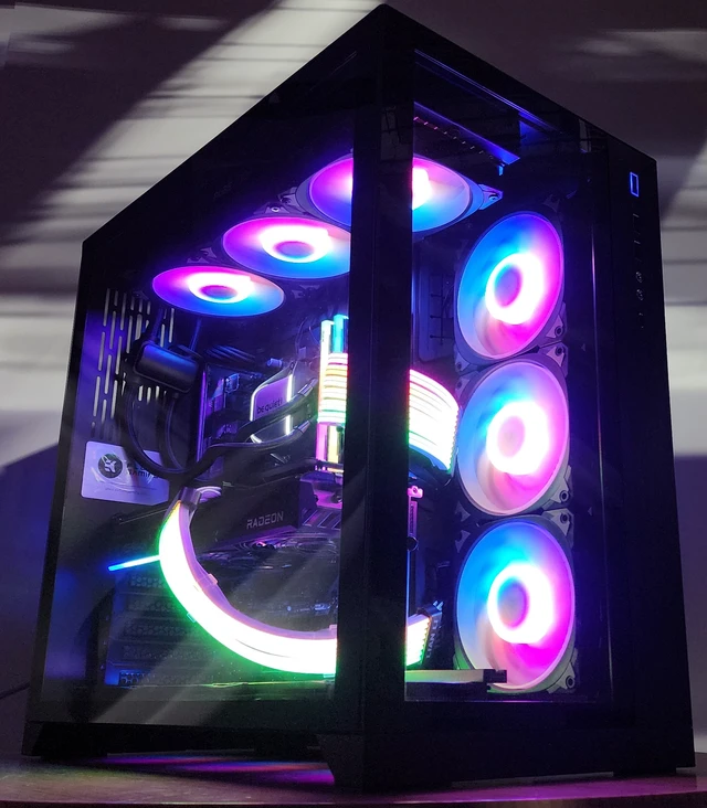 Alt view image 3 of 7 - Gaming PC Ryzen 7 7800X3D 32GB RAM 1TB SSD RX 9070 16GB Windows 11 Computer