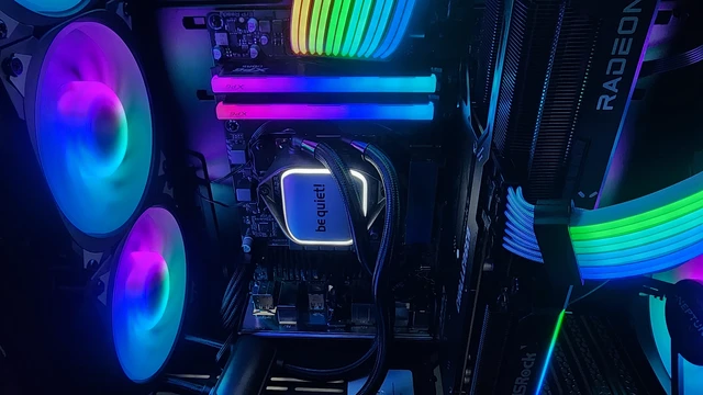 Alt view image 2 of 7 - Gaming PC Ryzen 7 7800X3D 32GB RAM 1TB SSD RX 9070 16GB Windows 11 Computer