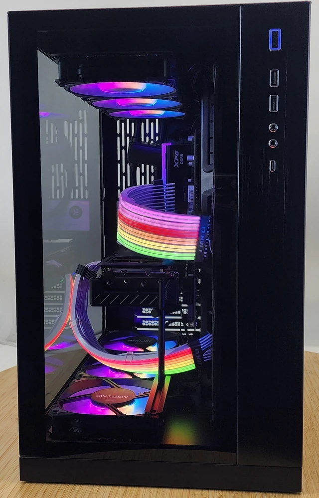 Alt view image 5 of 7 - Gaming PC Ryzen 7 7800X3D 32GB RAM 1TB SSD RX 9070 16GB Windows 11 Computer