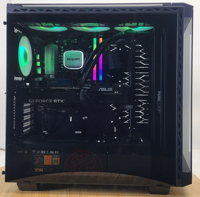 Alt view image 4 of 7 - Gaming PC Ryzen 5 9600X 32GB RAM 1TB SSD RTX 5070 12GB Windows 11 Computer