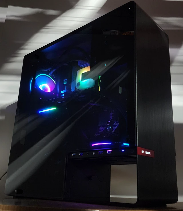 Alt view image 3 of 7 - Gaming PC Ryzen 7 5700 16GB RAM 1TB SSD RX 9060 8GB Windows 11 Computer