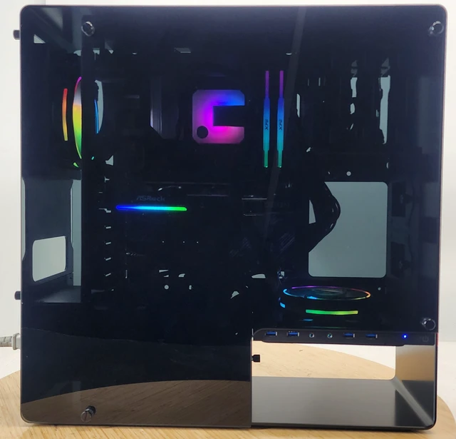 Alt view image 4 of 7 - Gaming PC Ryzen 7 5700 16GB RAM 1TB SSD RX 9060 8GB Windows 11 Computer