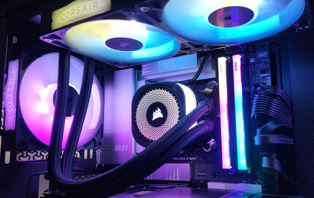 Alt view image 2 of 7 - Gaming PC Ultra 9 285K 32GB RAM 2TB SSD RTX 5080 16GB Windows 11 Computer