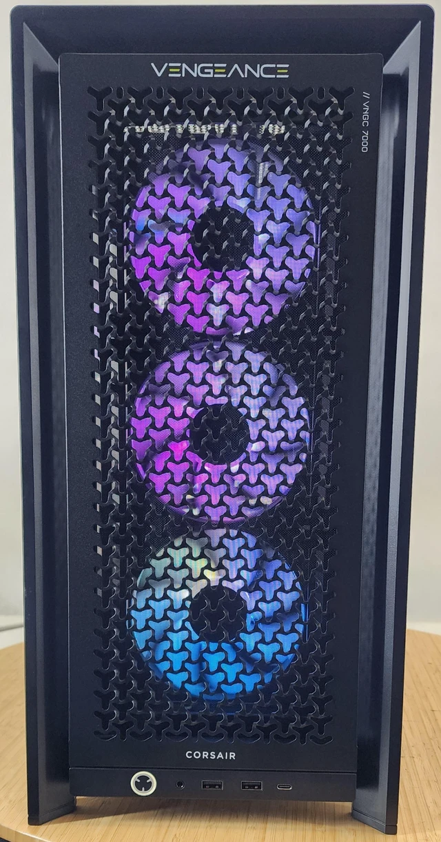 Alt view image 5 of 7 - Gaming PC Ultra 9 285K 32GB RAM 2TB SSD RTX 5080 16GB Windows 11 Computer