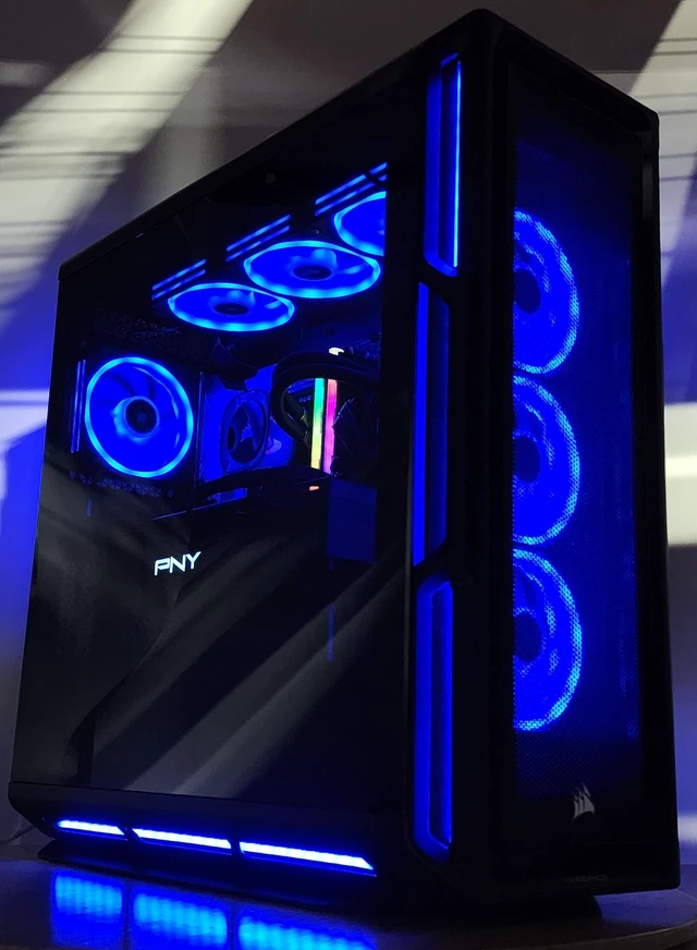 Alt view image 3 of 7 - Gaming PC Ultra 9 285K 32GB RAM 2TB SSD RTX 5080 16GB Windows 11 Computer