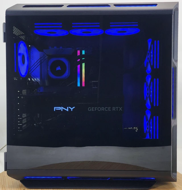 Alt view image 4 of 7 - Gaming PC Ultra 9 285K 32GB RAM 2TB SSD RTX 5080 16GB Windows 11 Computer