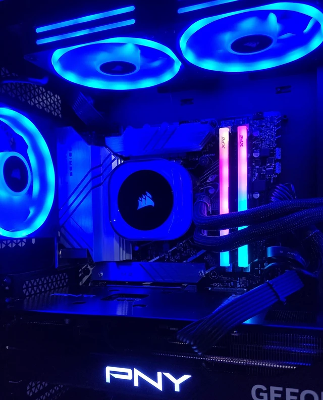 Alt view image 2 of 7 - Gaming PC Ultra 9 285K 32GB RAM 2TB SSD RTX 5080 16GB Windows 11 Computer