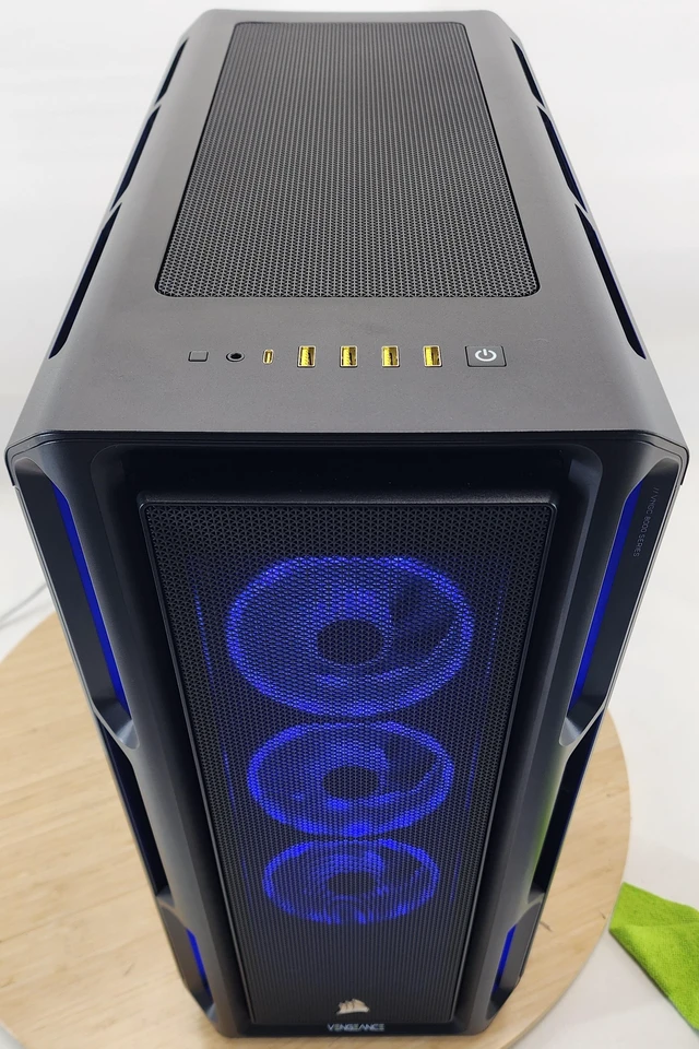 Alt view image 5 of 7 - Gaming PC Ultra 9 285K 32GB RAM 2TB SSD RTX 5080 16GB Windows 11 Computer