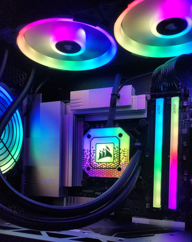 Alt view image 2 of 7 - Gaming PC i9-14900K 32GB RAM 2TB SSD RTX 4080 SUPER 16GB Windows 11 Computer