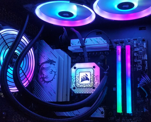 Alt view image 2 of 7 - Gaming PC Ryzen 9 9950X 32GB RAM 2TB SSD RX 9070 16GB Windows 11 Computer