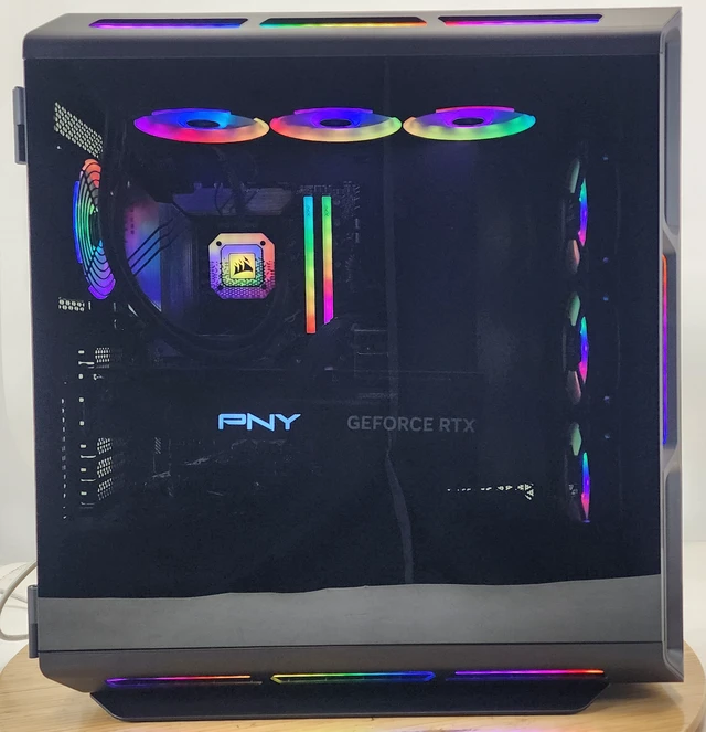 Alt view image 4 of 7 - Gaming PC i9-13900K 32GB RAM 2TB SSD RTX 4080 SUPER 16GB Windows 11 Computer