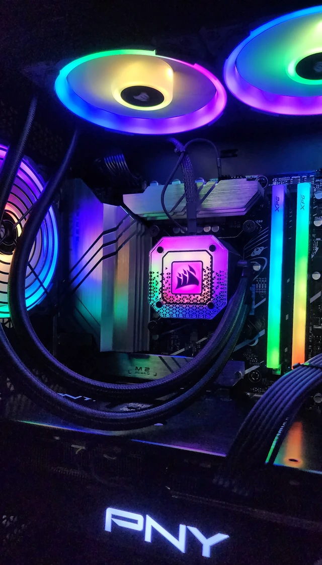 Alt view image 2 of 7 - Gaming PC i9-13900K 32GB RAM 2TB SSD RTX 4080 SUPER 16GB Windows 11 Computer