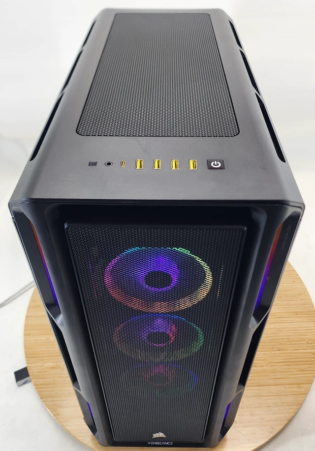 Alt view image 5 of 7 - Gaming PC Ryzen 9 9950X 32GB RAM 2TB SSD RX 9070 16GB Windows 11 Computer