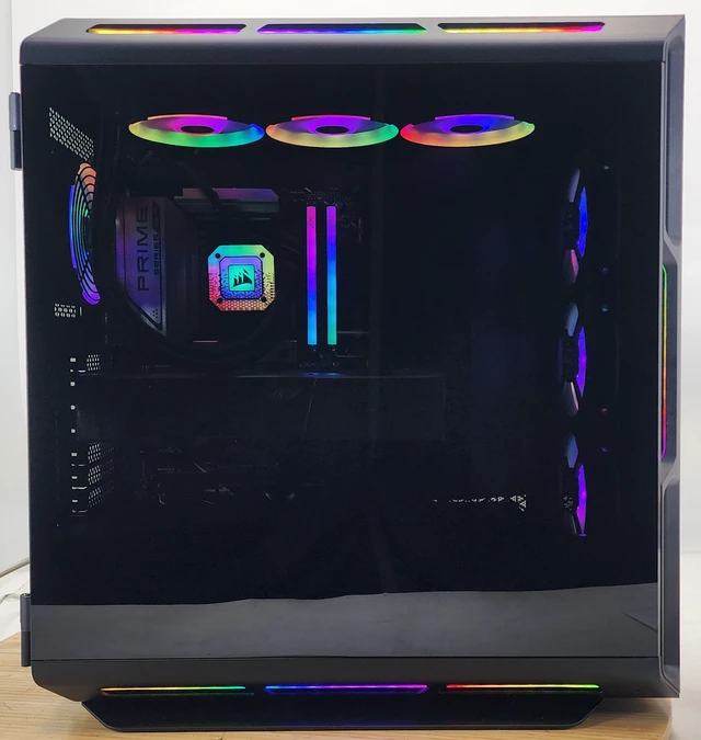 Alt view image 4 of 7 - Gaming PC Ryzen 9 7950X3D 32GB RAM 2TB SSD RTX 4070 Ti SUPER 16GB Win11 Computer