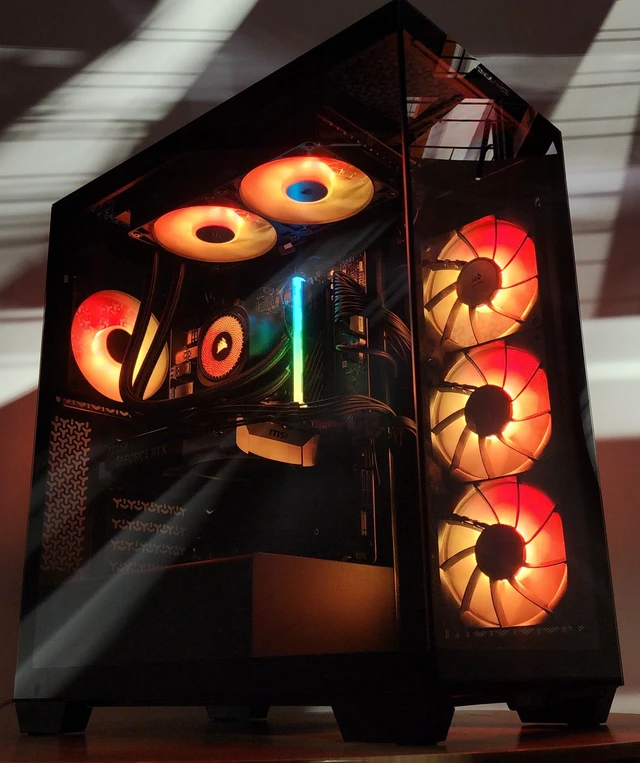 Alt view image 3 of 7 - Gaming PC Ryzen 5 9600X 16GB RAM 1TB SSD RTX 5060 8GB Windows 11 Computer